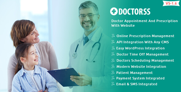 Doctorss - Doctor Appointment and Prescription System with Website