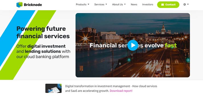Bricknode-Cloud Financial Service Software