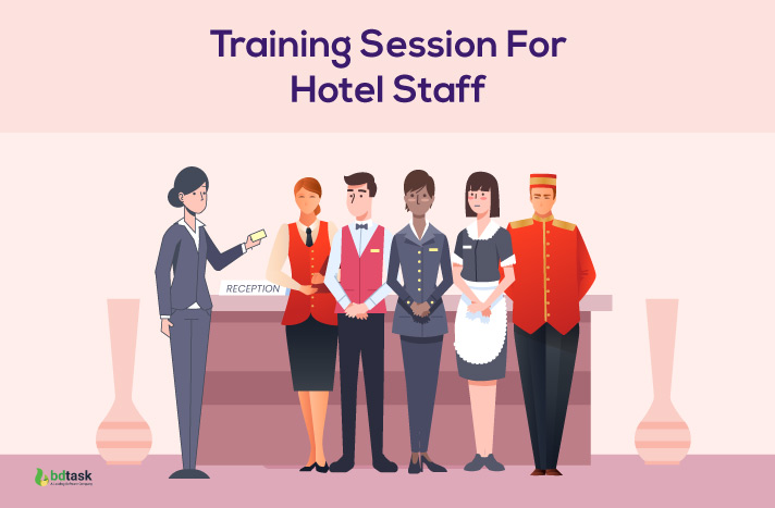 training session for hotel staff
